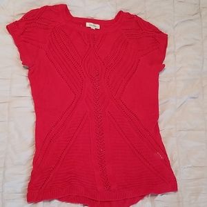 Dressbarn Crochet Sweater Shirt